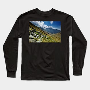 Hiking trail in the mountains Long Sleeve T-Shirt